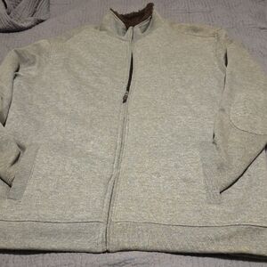 Tasso Elba Men's Light Gray Zip-Up Sweater